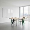 NITIDA - Pizarra blanca lacada mural sin marco minimalista