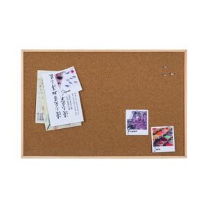 MEMORIA - Tablon de anuncios de corcho con marco de aluminio